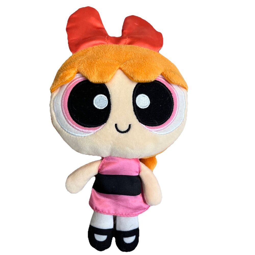 Cartoon Network Powerpuff Girls Blossom 10" Plush Bean Stuffed Doll 1999